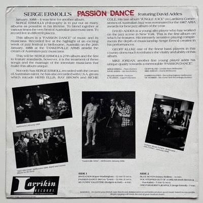 SERGE ERMOLL / PASSION DANCE