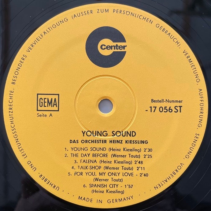 DAS ORCHESTER HEINZ KISSLING / YOUNG SOUND - German Center Original