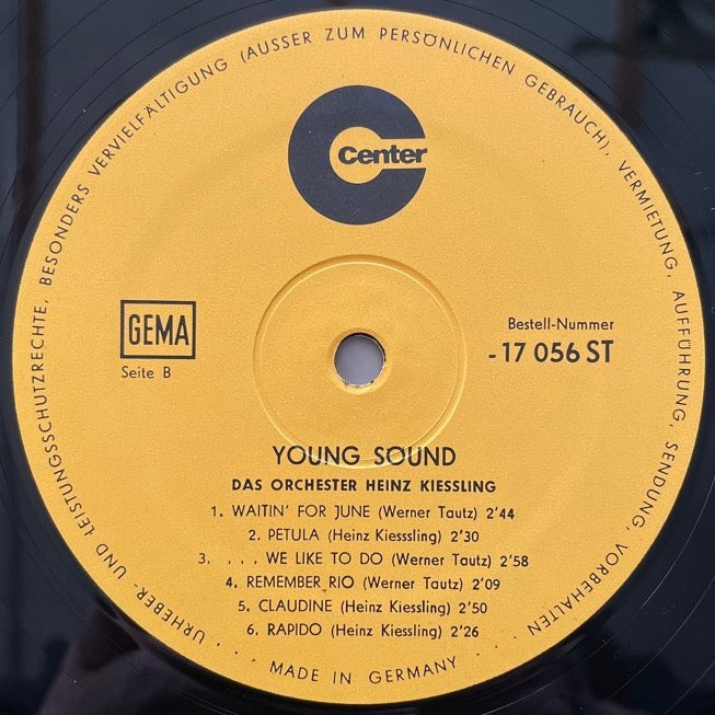 DAS ORCHESTER HEINZ KISSLING / YOUNG SOUND - German Center Original