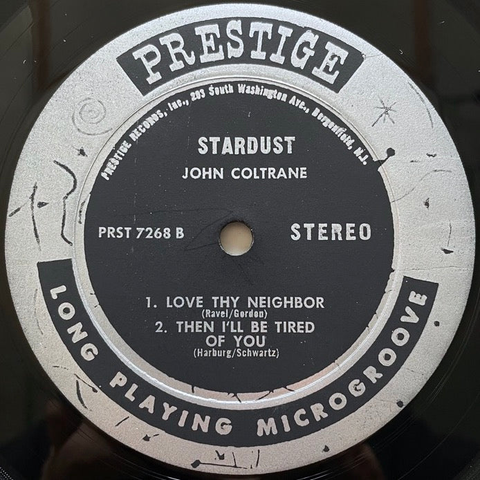 JOHN COLTRANE / STARDUST - US Prestige Stereo Original