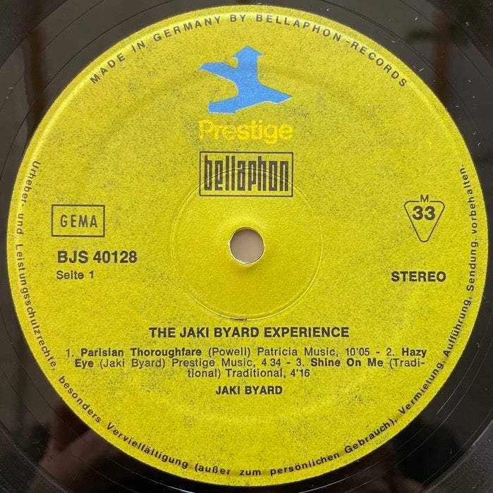 JAKI BYARD EXPERIENCE feat. ROLAND KIRK - German Prestige/Bellaphon