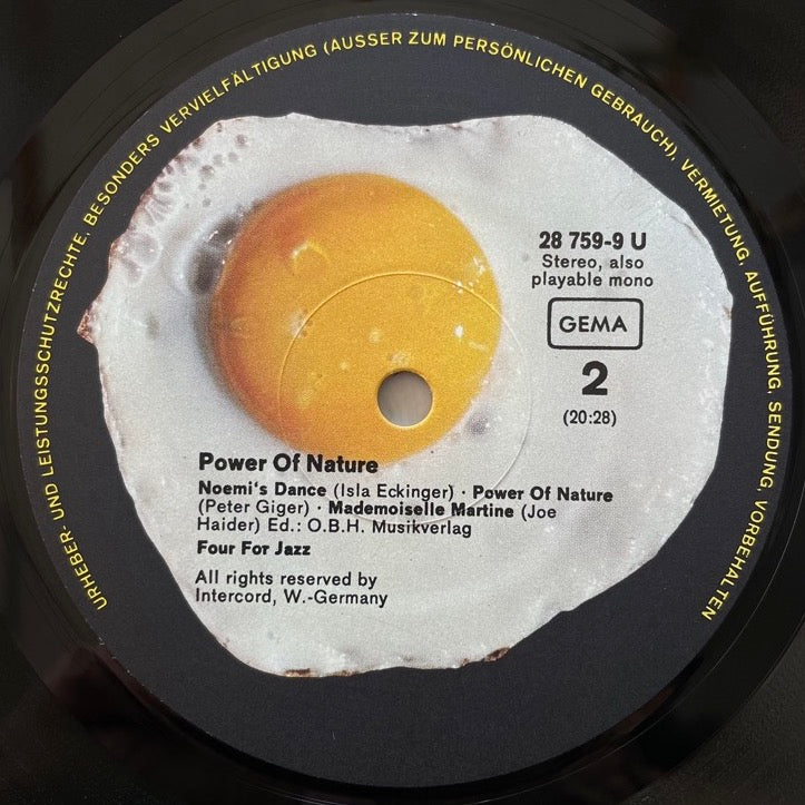 FOUR FOR JAZZ / POWER OF NATURE - German Intercord Original