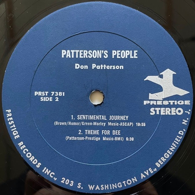DON PATTERSON / PATTERSON'S PEOPLE - US Prestige Original