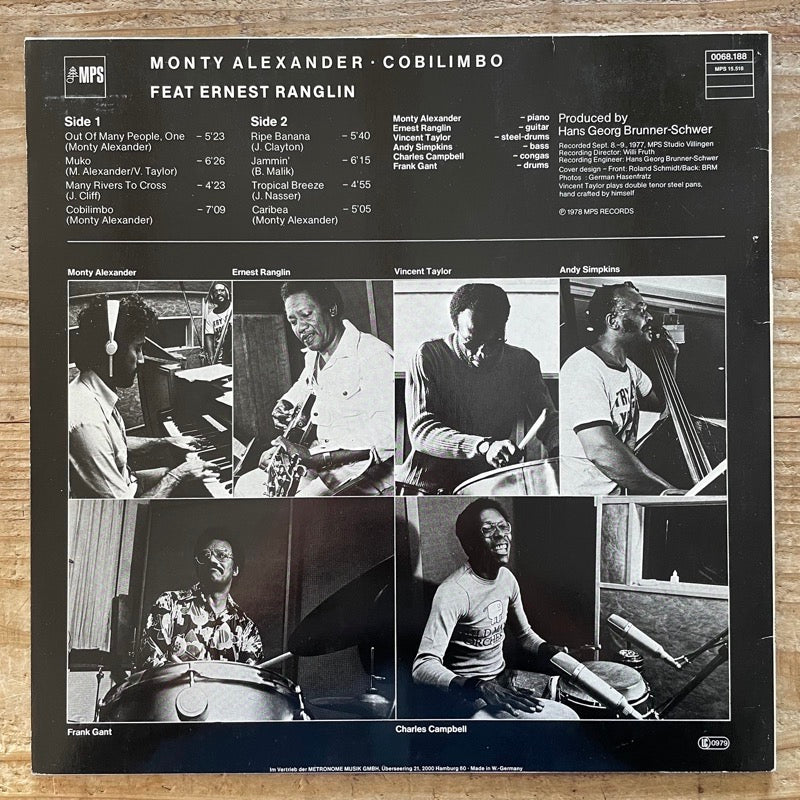 MONTY ALEXANDER feat. ERNEST RANGLIN / COBILIMBO - German MPS Original