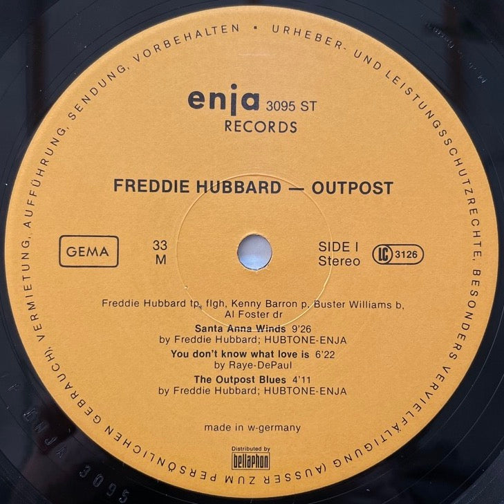 FREDDIE HUBBARD / OUTPOST - German Enja Original