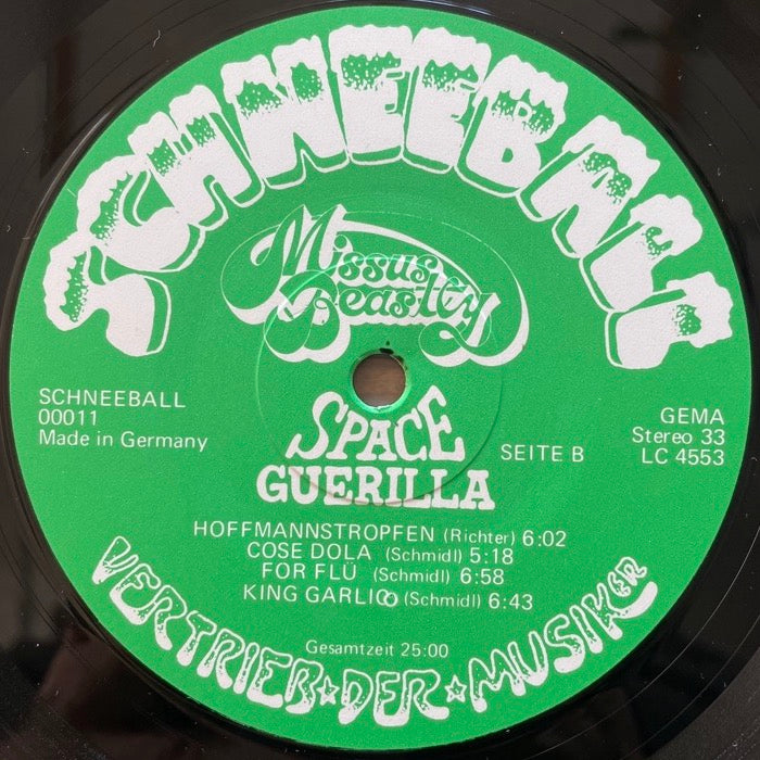 MISSUS BEASTLY / SPACEGUERILLA - German Schneeball Original