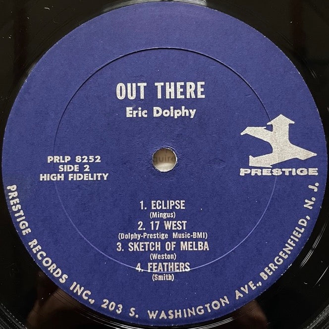 ERIC DOLPHY / OUT THERE - US Prestige RVG