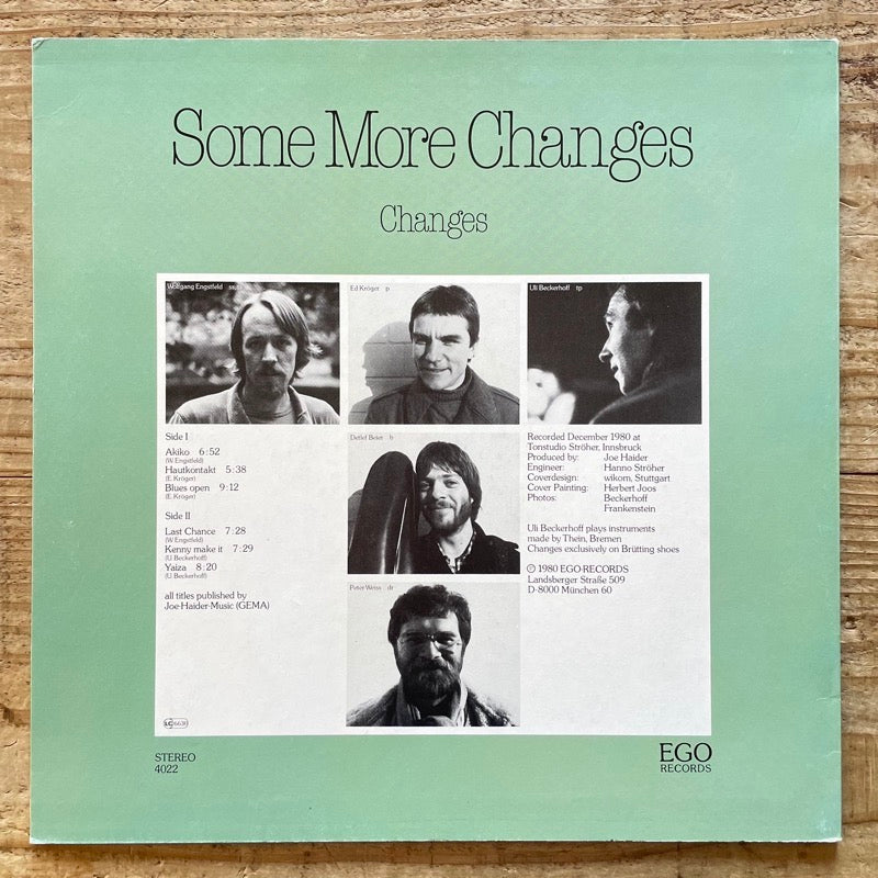 CHANGES / SOME MORE CHANGES - German EGO Original