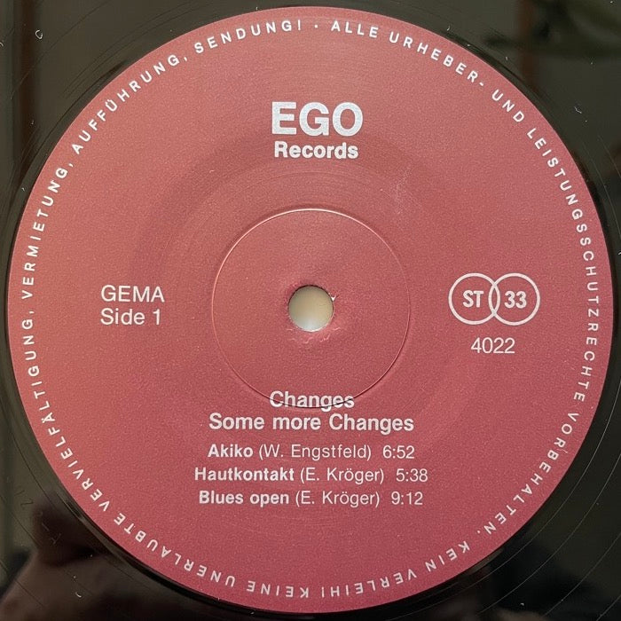 CHANGES / SOME MORE CHANGES - German EGO Original