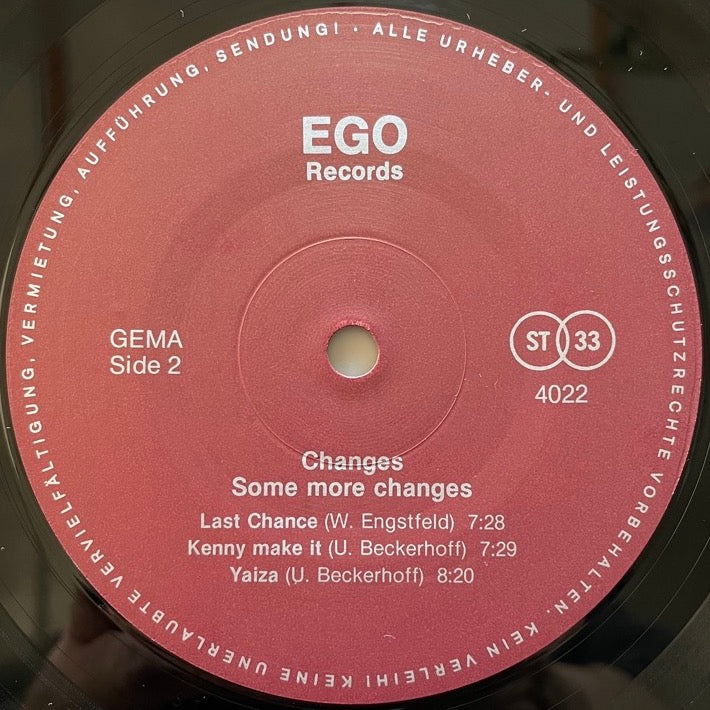 CHANGES / SOME MORE CHANGES - German EGO Original