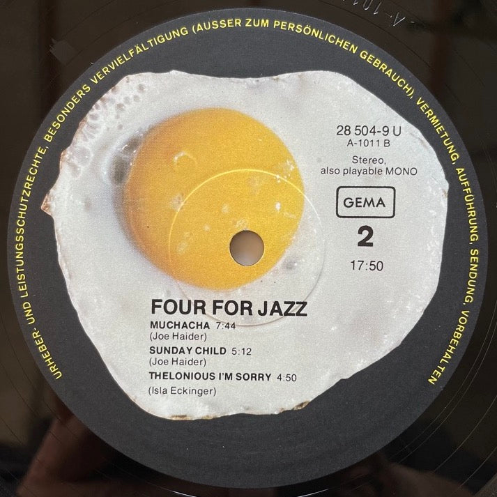 FOUR FOR JAZZ / SUNDAY CHILD - German Intercord Original