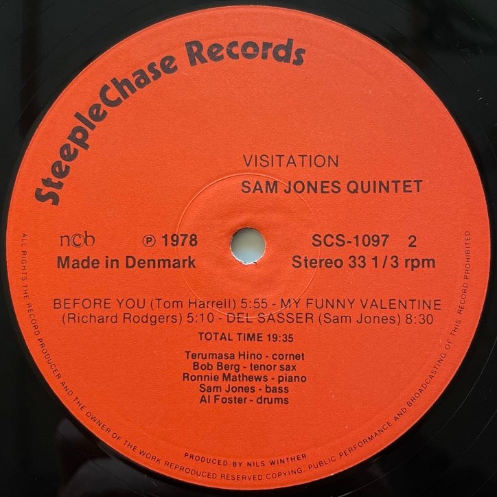 SAM JONES QUINTET / VISITATION - Danish SteepleChase