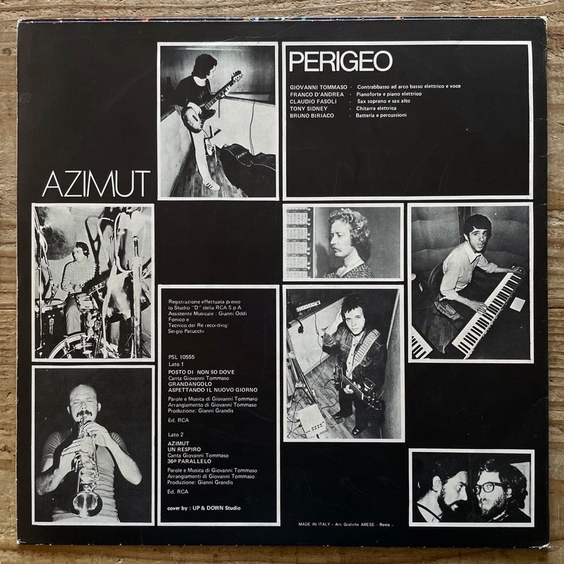 PERIGEO / AZIMUT - Italian RCA 2nd press