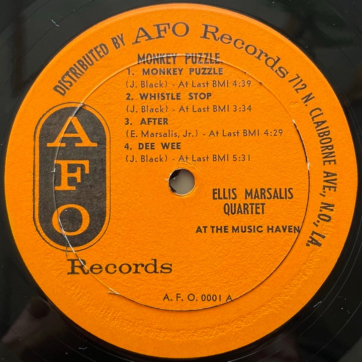ELLIS MARSALIS QUARTET / MONKEY PUZZLE - US AFO Original