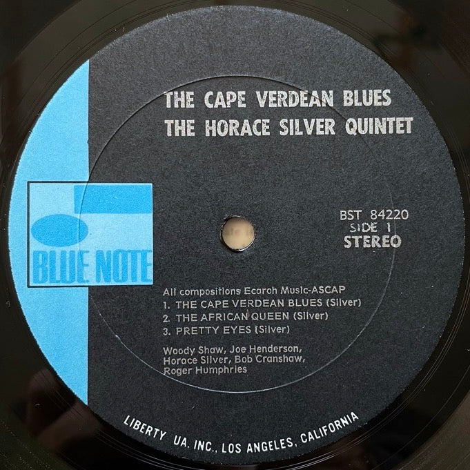 HORACE SILVER QUINTET / CAPE VERDEAN BLUES - US Blue Note Liberty/UA VAN GELDER