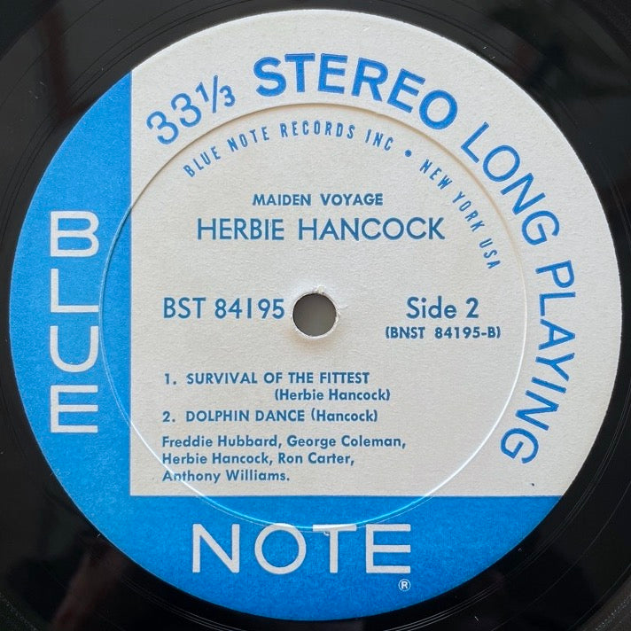HERBIE HANCOCK / MAIDEN VOYAGE - US Blue Note Liberty/NY VAN GELDER