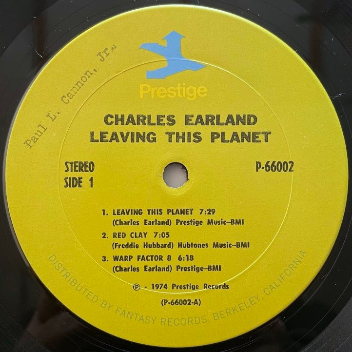 CHARLES EARLAND / LEAVING THIS PLANET (2LP) - US Prestige Original in shrink