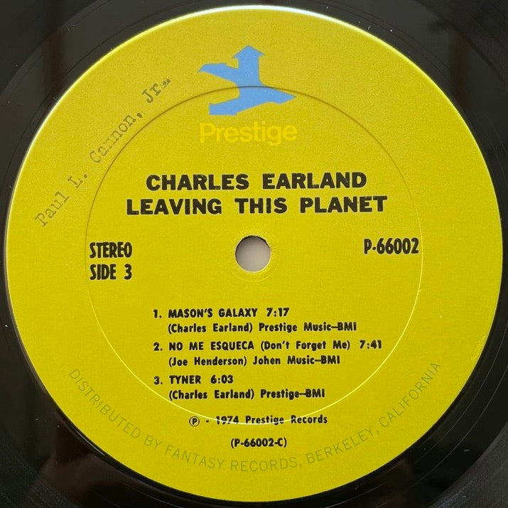 CHARLES EARLAND / LEAVING THIS PLANET (2LP) - US Prestige Original in shrink
