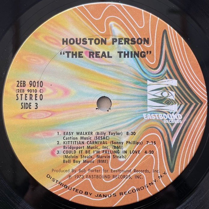 HOUSTON PERSON / THE REAL THING (2LP) - US Eastbound Original