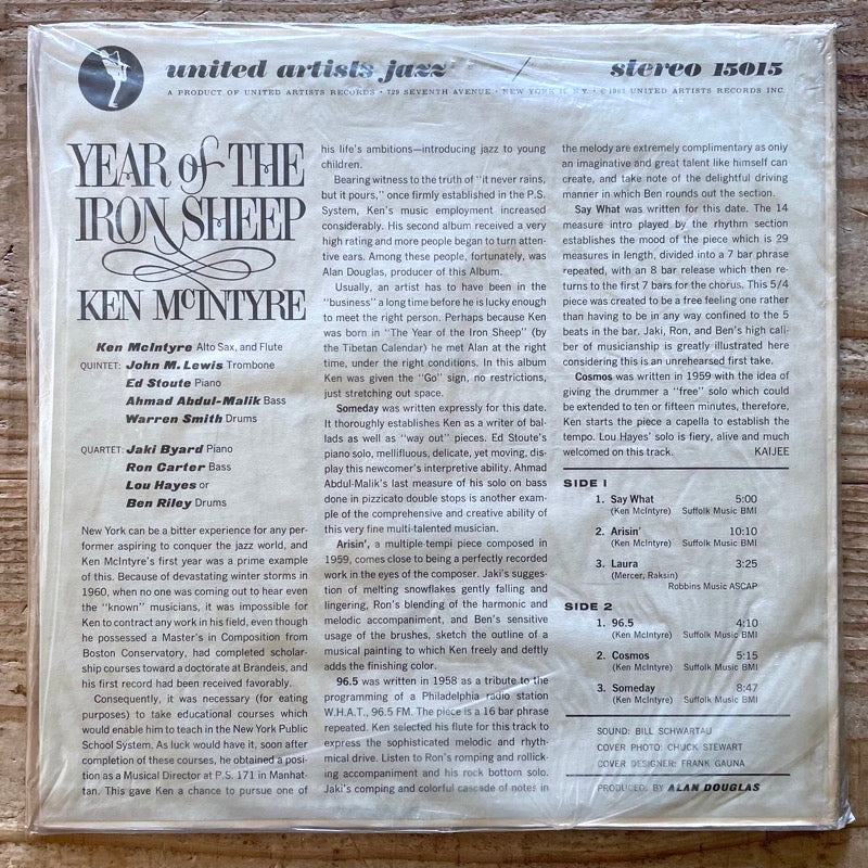 KEN McINTYRE / YEAR OF THE IRON SHEEP - US United Artists Original Sealed