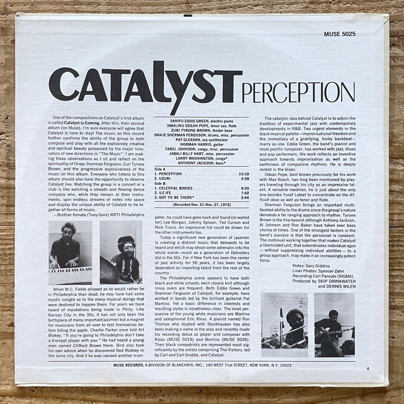 CATALYST / PERCEPTION - US Muse Original