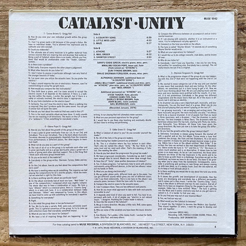 CATALYST / UNITY - US Muse Original