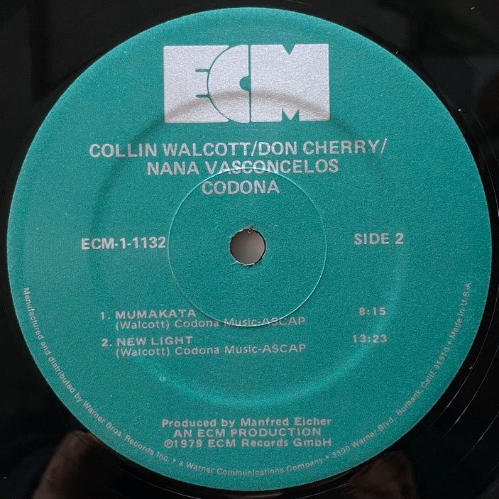 COLIN WALCOTT, DON CHERRY, NANA VANCONCELOS / CODONA - US ECM
