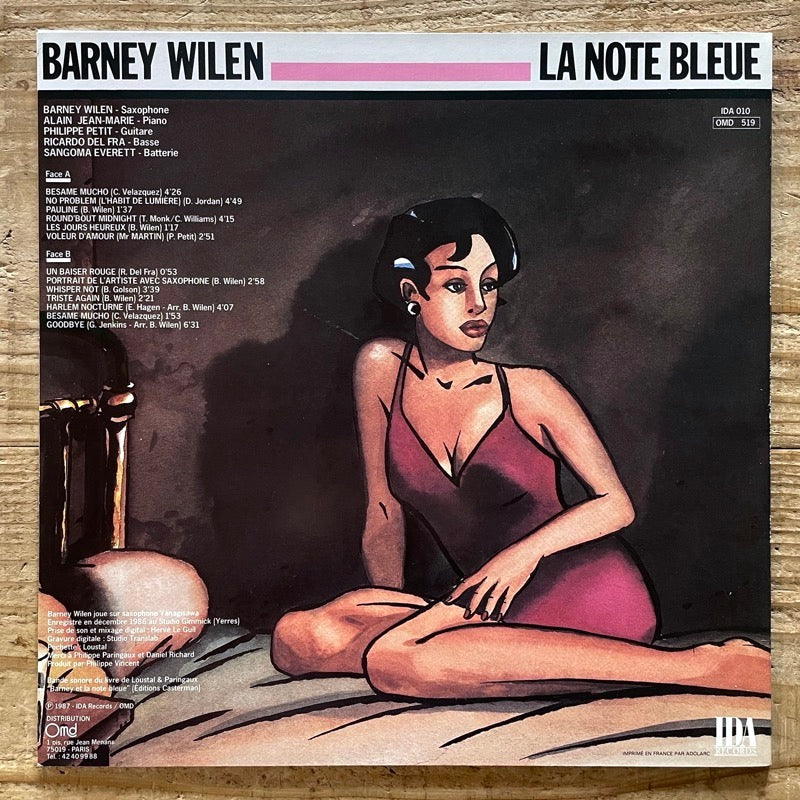BARNEY WILEN / LA NOTE BLEUE - French IDA Original
