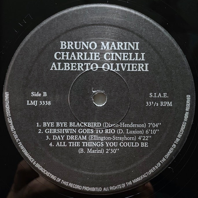 BRUNO MARINI, CHARLIE CINELLI, ALBERTO LIVIERI / LOVE ME OR LEAVE ME - Italy LMJ Original