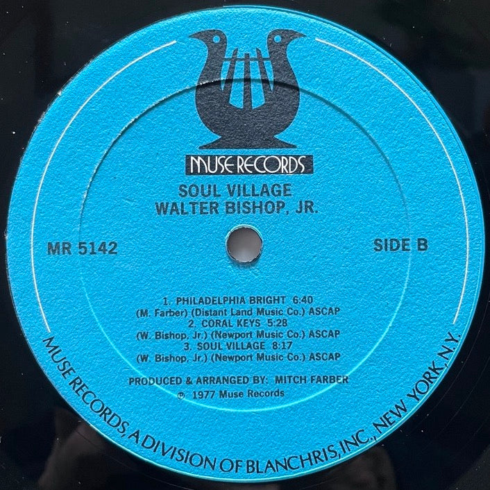WALTER BISHOP JR. / SOUL VILLAGE - US Muse Original