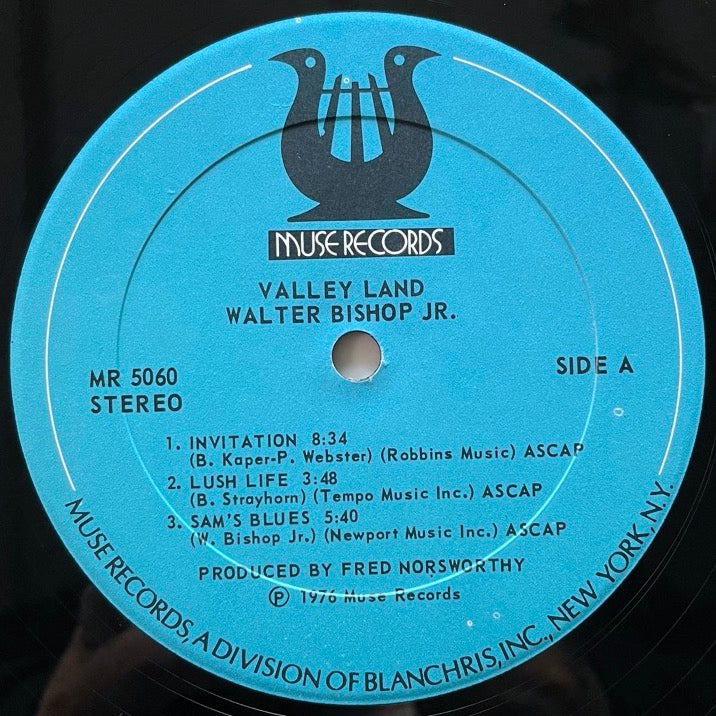 WALTER BISHOP JR. / VALLEY LAND - US Muse Original