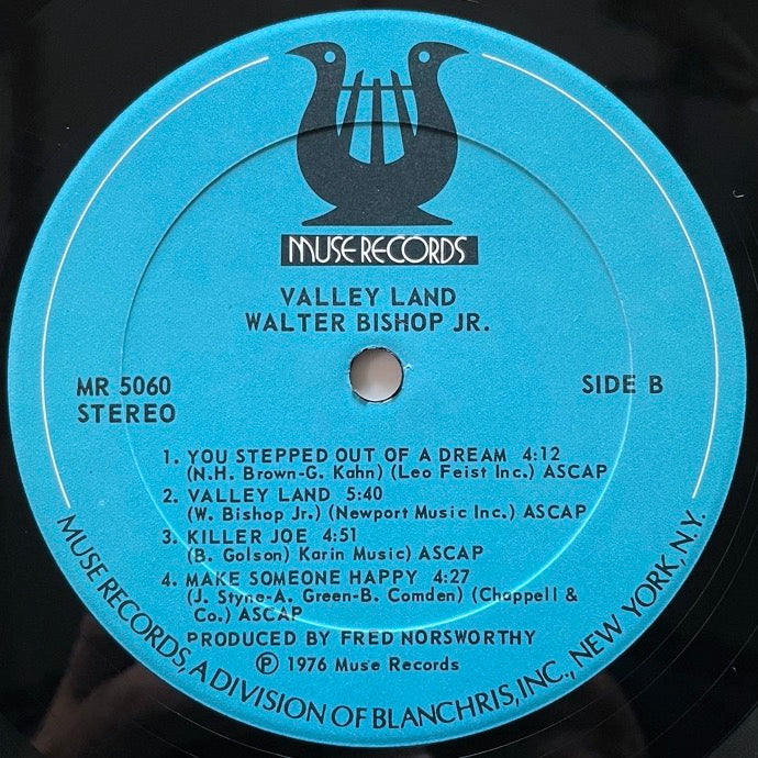 WALTER BISHOP JR. / VALLEY LAND - US Muse Original