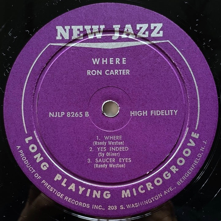 RON CARTER with ERIC DOLPHY, MAL WALDRON / WHERE? - US New Jazz Original