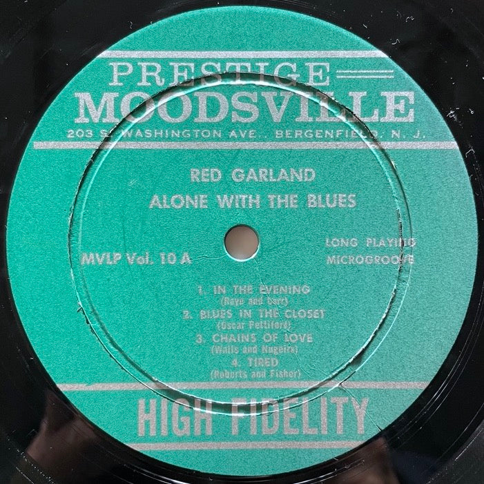 RED GARLAND / ALONE WITH THE BLUES - US Moodsville Original