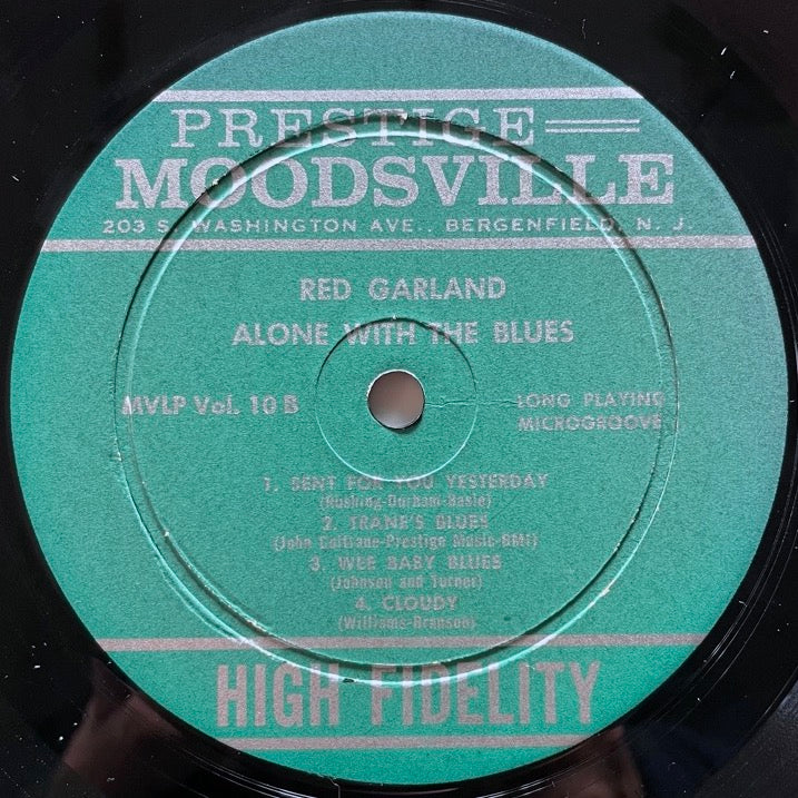 RED GARLAND / ALONE WITH THE BLUES - US Moodsville Original