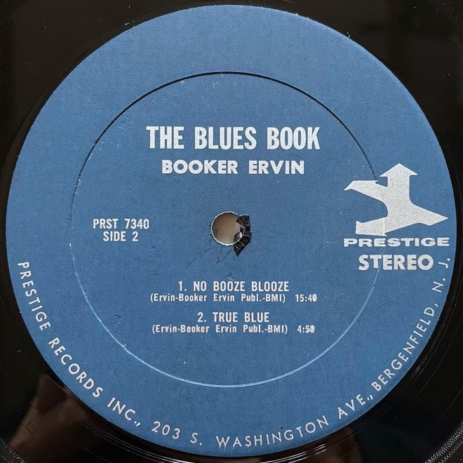 BOOKER ERVIN / THE BLUES BOOK - US Prestige stereo Original