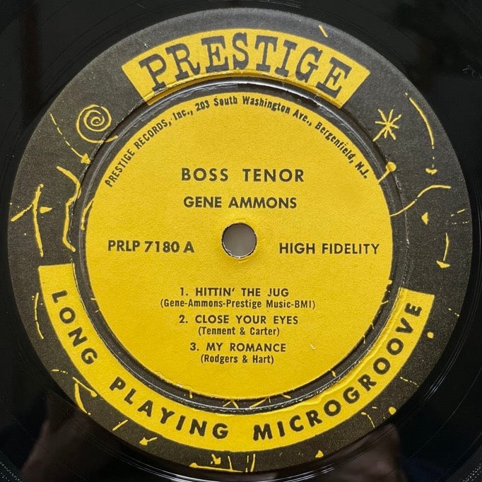 GENE AMMONS / BOSS TENOR - US Prestige Original