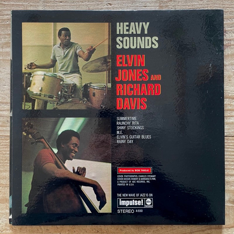 ELVIN JONES AND RICHARD DAVIS / HEAVY SOUNDS - US Impulse Original