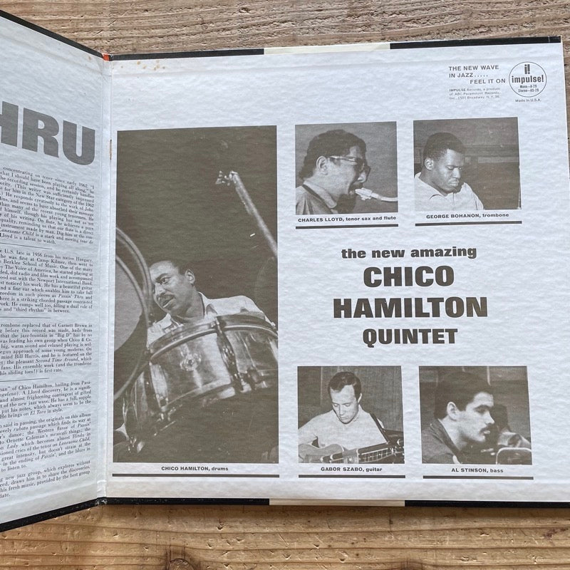 CHICO HAMILTON QUINTET / PASSIN' THRU - US Impulse Promo Mono Original