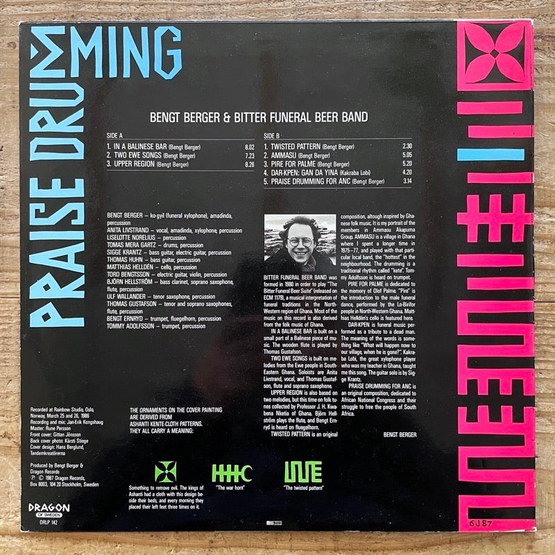 BENGT BERGER & BITTER FUNERAL BEER BAND / PRAISE DRUMMING - Swedish Dragon Original
