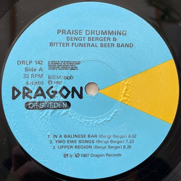 BENGT BERGER & BITTER FUNERAL BEER BAND / PRAISE DRUMMING - Swedish Dragon Original