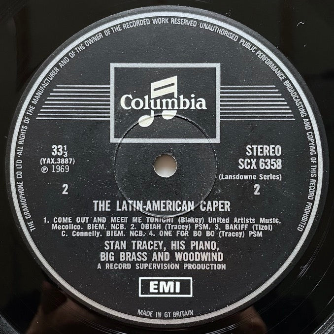 STAN TRACEY / THE LATIN-AMERICAN CAPER - UK Columbia Original