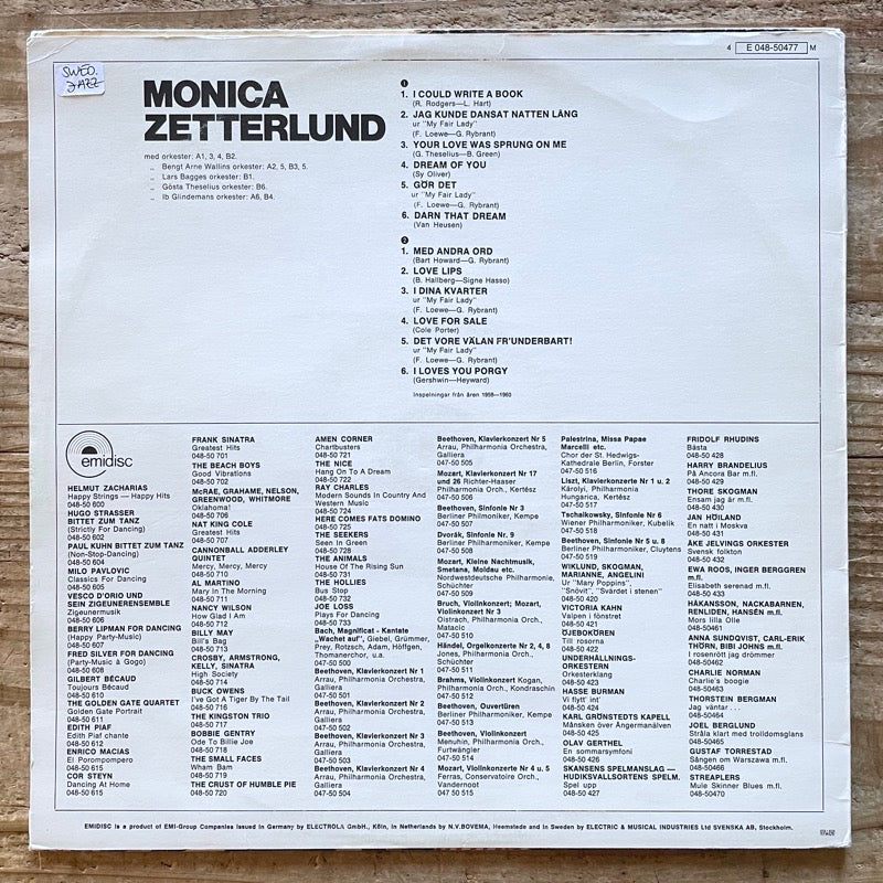 MONICA ZETTERLUND - Swedish Emidisc