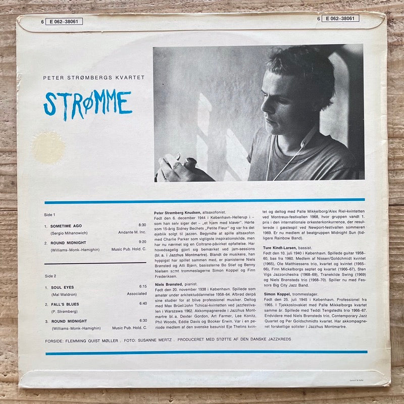 PETER STROMBERGS KVARTET / STROMME - Danish Parlophone Original Rare!