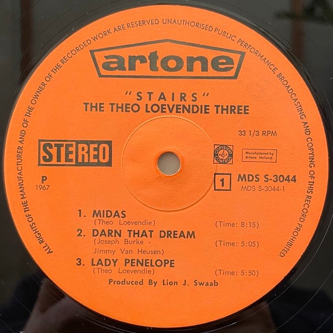 THEO LOEVENDIE THREE / STAIRS! - Dutch Artone Original