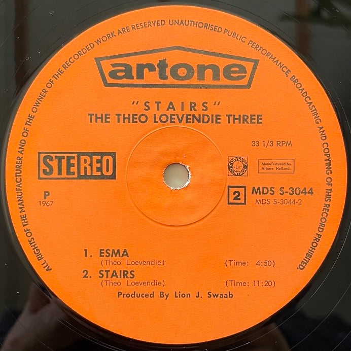 THEO LOEVENDIE THREE / STAIRS! - Dutch Artone Original