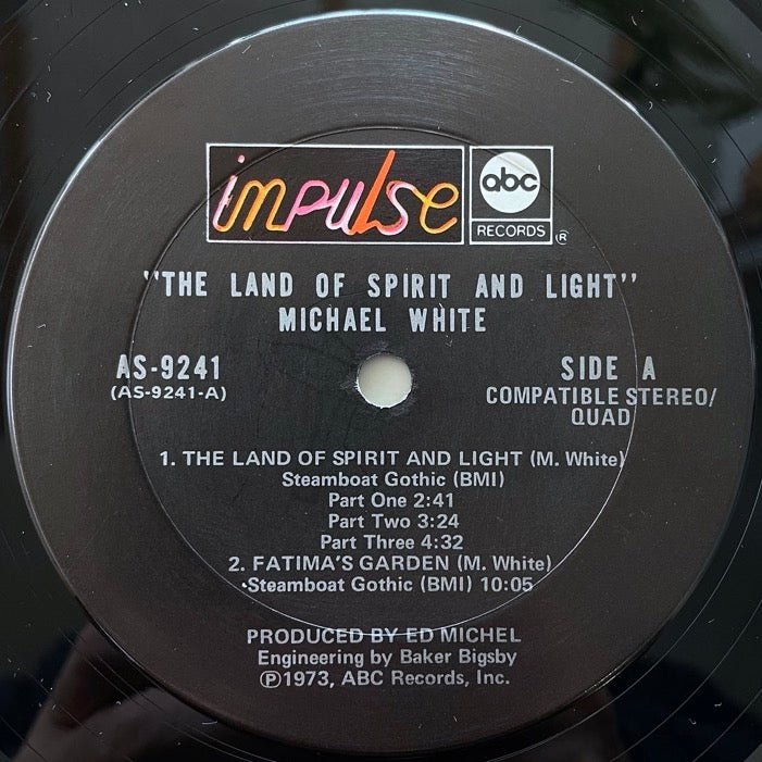 MICHAEL WHITE / THE LAND OF SPIRIT AND LIGHT - US Impulse Original