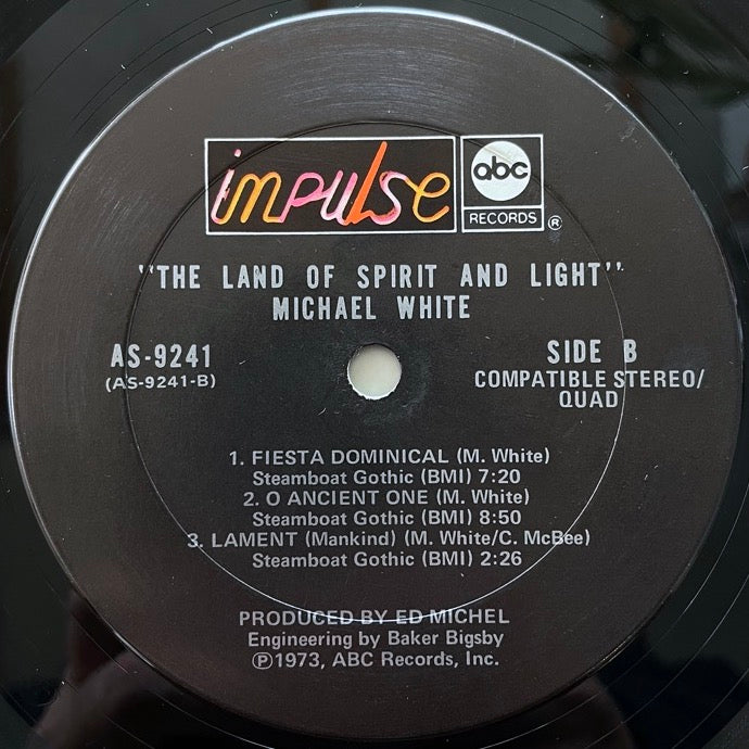 MICHAEL WHITE / THE LAND OF SPIRIT AND LIGHT - US Impulse Original