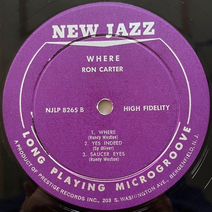 RON CARTER with ERIC DOLPHY, MAL WALDRON / WHERE? - US New Jazz Original