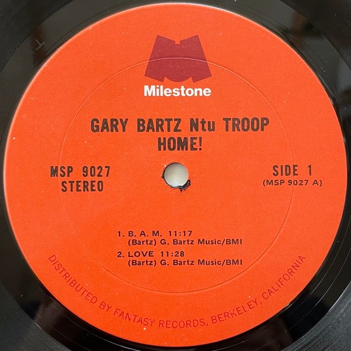 GARY BARTZ NTU TROOP / HOME - US Milestone 2nd